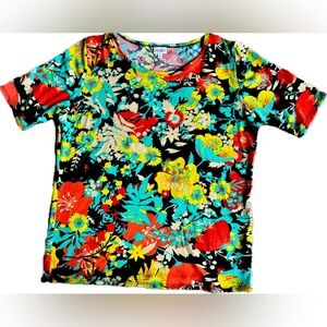 LuLaRoe Colorful Floral Gigi Shirt